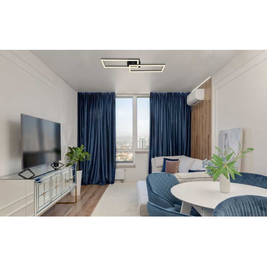 Globo - LED Stmívatelný přisazený lustr LED/24W/230V 2700-6000K + dálkové ovládání