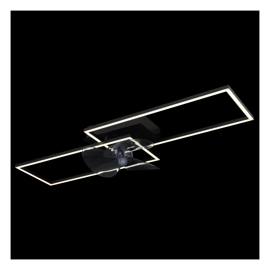 Globo - LED Stmívatelné stropní svítidlo s ventilátorem LED/38W/230V 3000-6500K + dálkové ovládání