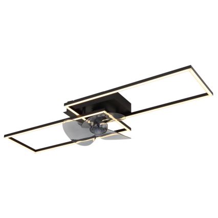 Globo - LED Stmívatelné stropní svítidlo s ventilátorem LED/38W/230V 3000-6500K + dálkové ovládání
