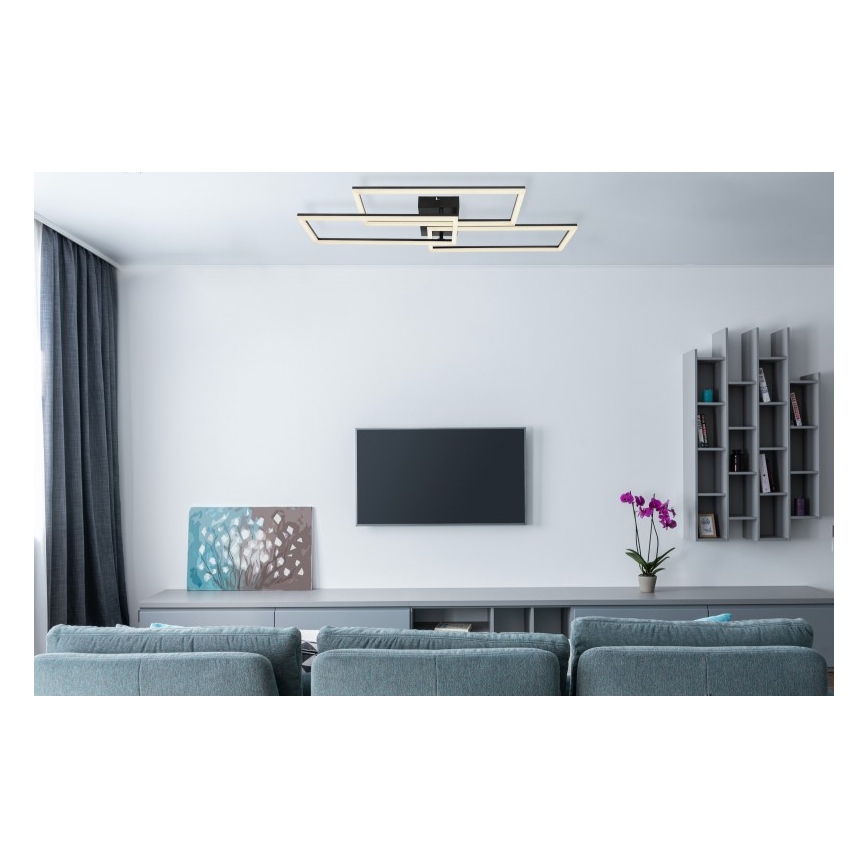 Globo - LED Stmívatelný přisazený lustr LED/58W/230V 3000-6000K + dálkové ovládání