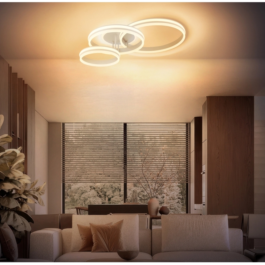 Globo - LED Stmívatelné stropní svítidlo LED/72W/230V 3000K 79,5x50 cm