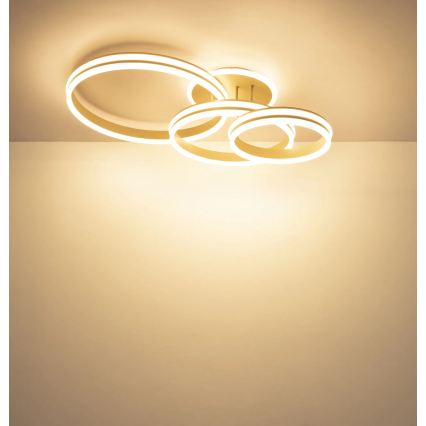 Globo - LED Stmívatelné stropní svítidlo LED/72W/230V 3000K 79,5x50 cm
