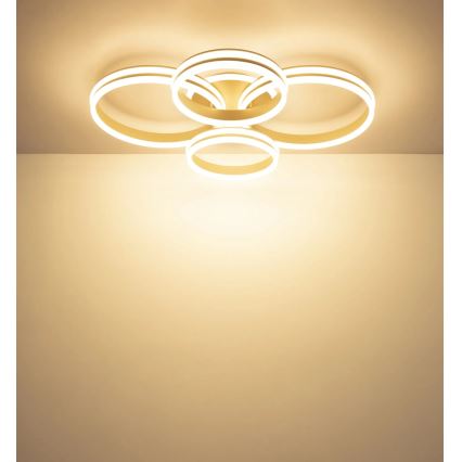 Globo - LED Stmívatelné stropní svítidlo LED/92W/230V 3000K 68x84,5 cm
