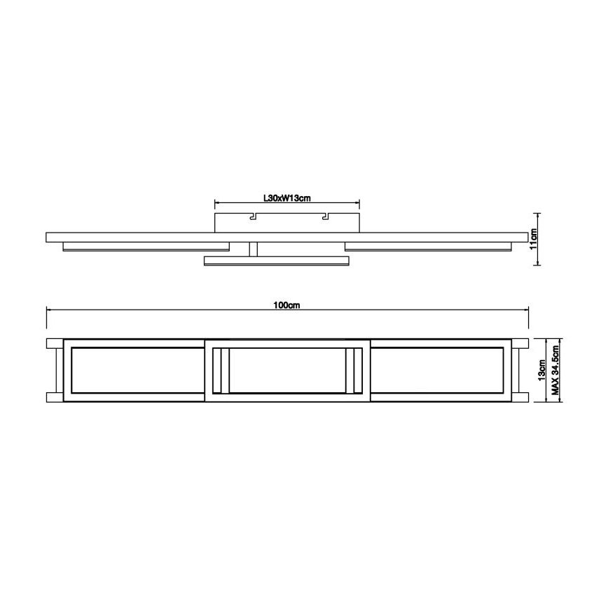 Globo - LED Stmívatelné stropní svítidlo LED/30W/230V 2700-6500K + dálkové ovládání