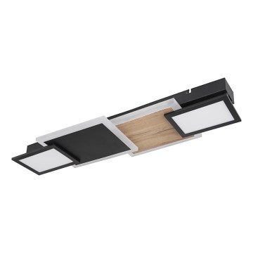 Globo 67279-30 - LED Stropní svítidlo CAROLINE LED/30W/230V 25x71,5 cm béžová/černá