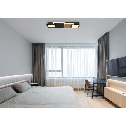 Globo 67279-30 - LED Stropní svítidlo CAROLINE LED/30W/230V 25x71,5 cm béžová/černá
