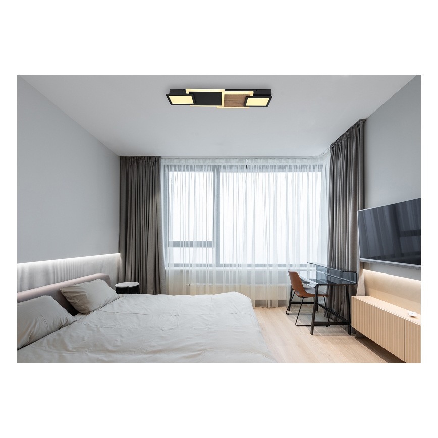 Globo 67279-30 - LED Stropní svítidlo CAROLINE LED/30W/230V 25x71,5 cm béžová/černá