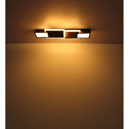 Globo 67279-30 - LED Stropní svítidlo CAROLINE LED/30W/230V 25x71,5 cm béžová/černá