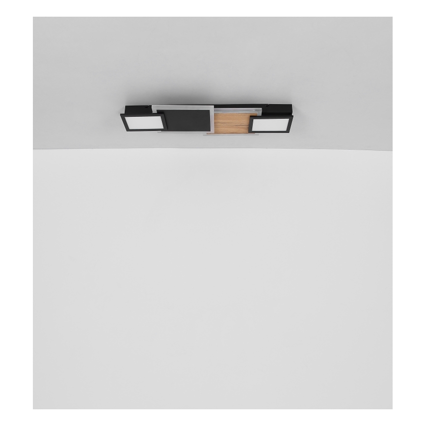 Globo 67279-30 - LED Stropní svítidlo CAROLINE LED/30W/230V 25x71,5 cm béžová/černá