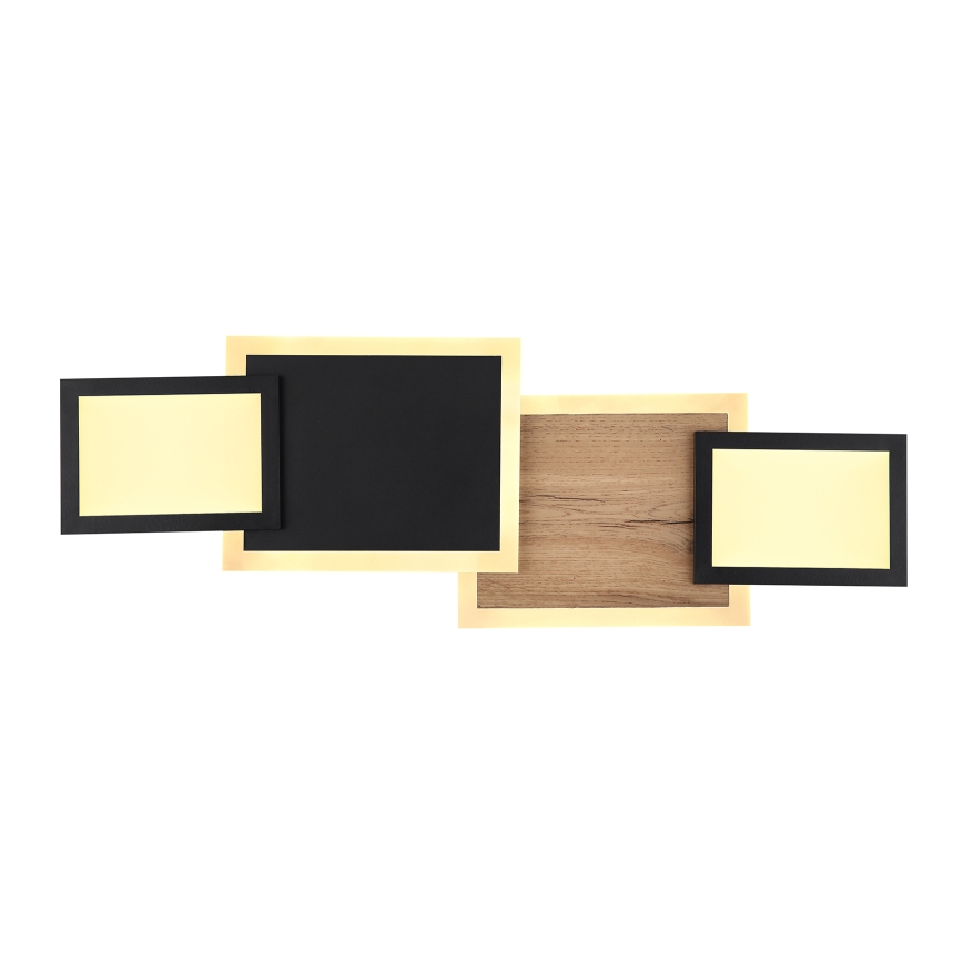 Globo 67279-30 - LED Stropní svítidlo CAROLINE LED/30W/230V 25x71,5 cm béžová/černá