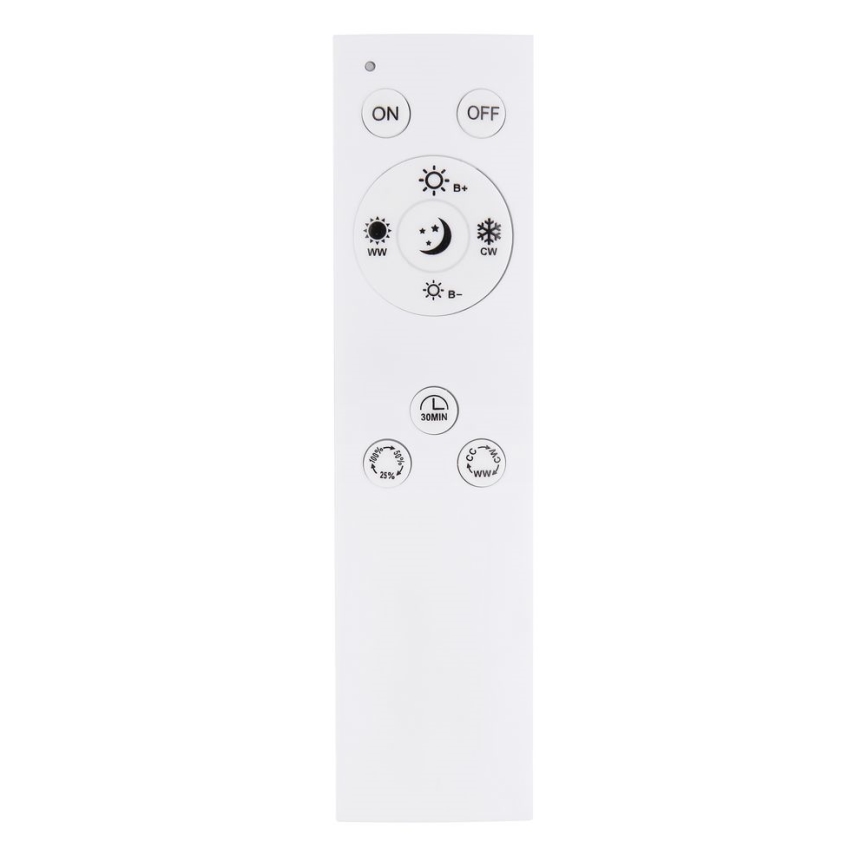 Globo - LED Stmívatelný přisazený lustr LED/22W/230V 2700-6000K + dálkové ovládání