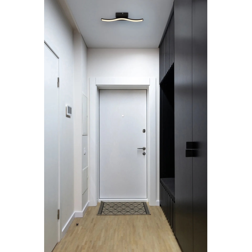 Globo - LED Přisazený lustr LED/6W/230V 3000K černá