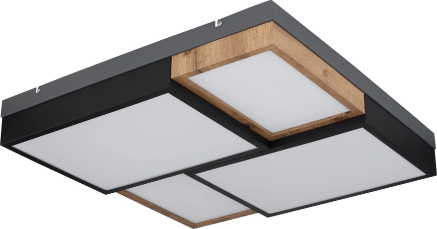 Globo 67286-50 - LED Stropní svítidlo GUNDI LED/50W/230V 60x60 cm hnědá/černá