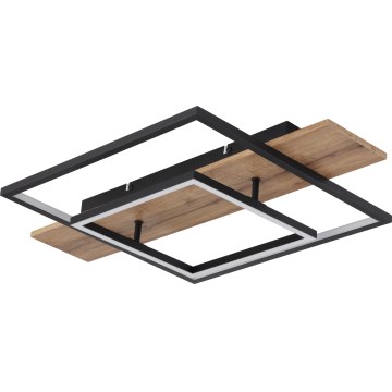 Globo 67289D - LED Stmívatelné stropní svítidlo VANNI LED/24W/230V 40x60 cm hnědá/černá