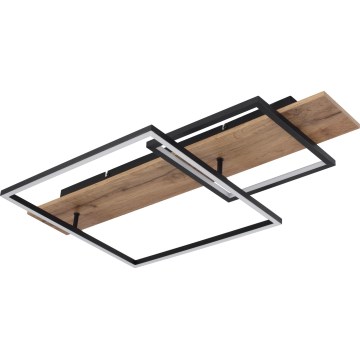 Globo 67289D1 - LED Stropní svítidlo VANNI LED/24W/230V 40x75 cm hnědá/černá