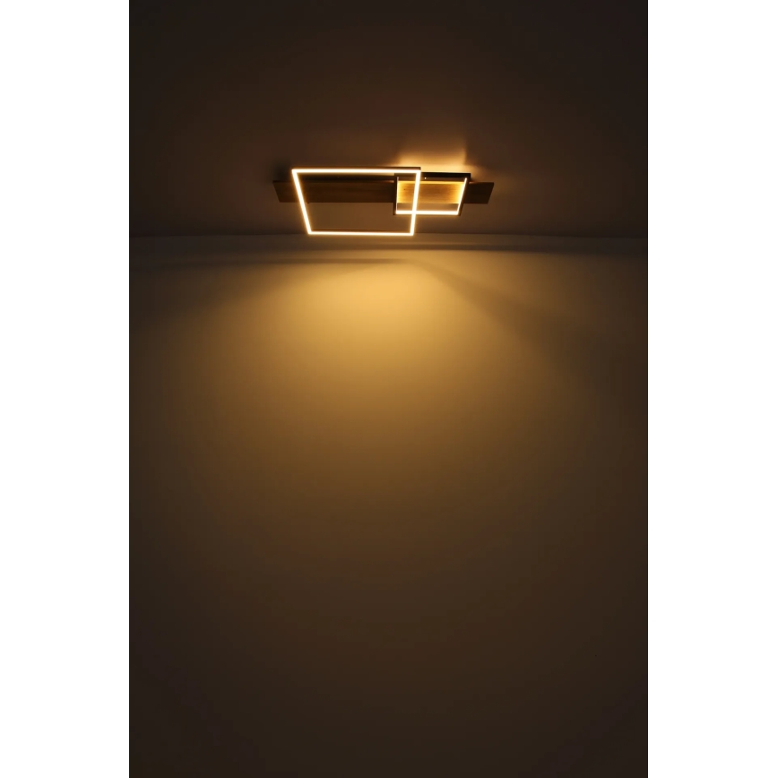 Globo 67289D1 - LED Stropní svítidlo VANNI LED/24W/230V 40x75 cm hnědá/černá