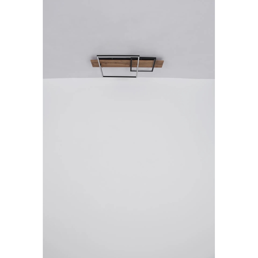 Globo 67289D1 - LED Stropní svítidlo VANNI LED/24W/230V 40x75 cm hnědá/černá
