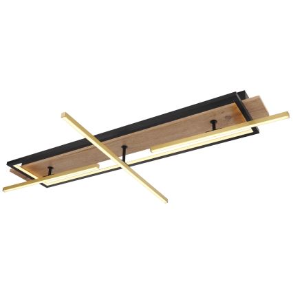 Globo 67296D2 - LED Stropní svítidlo BEATRIX LED/48W/230V 60,5x100 cm hnědá