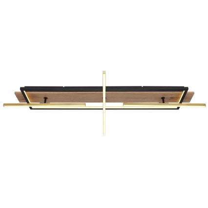 Globo 67296D2 - LED Stropní svítidlo BEATRIX LED/48W/230V 60,5x100 cm hnědá