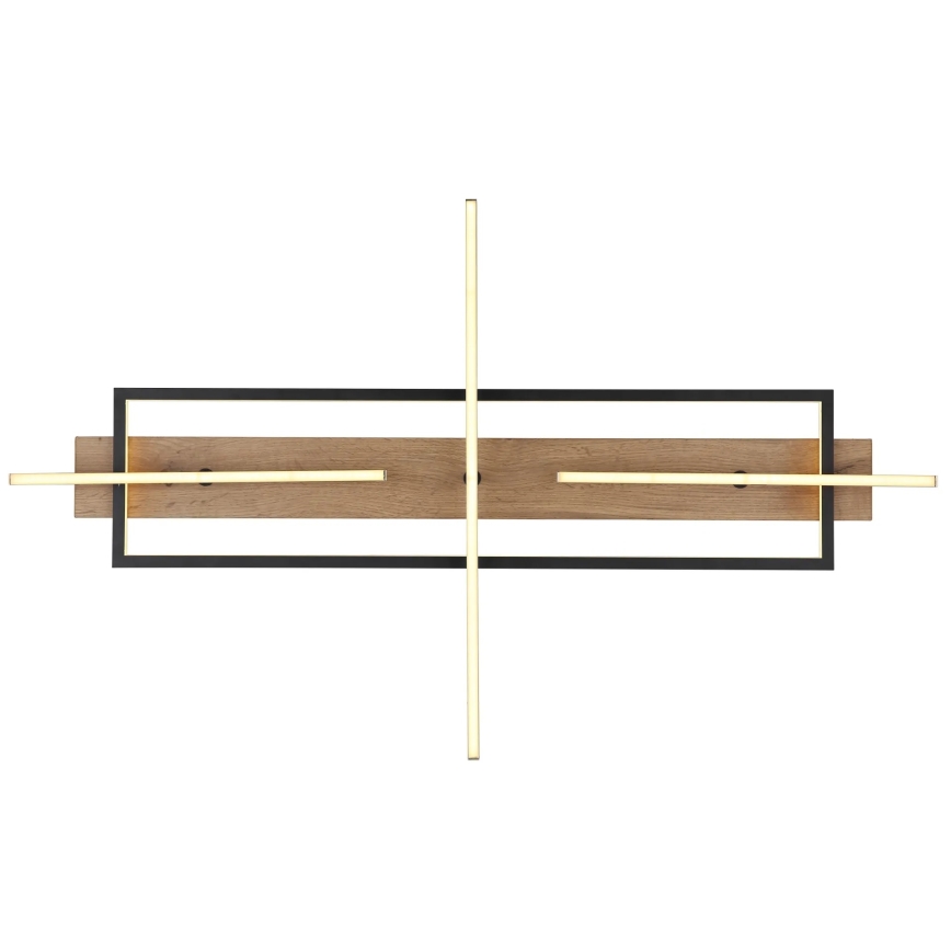 Globo 67296D2 - LED Stropní svítidlo BEATRIX LED/48W/230V 60,5x100 cm hnědá