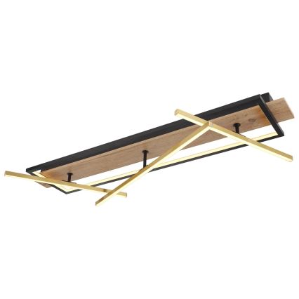 Globo 67296D2 - LED Stropní svítidlo BEATRIX LED/48W/230V 60,5x100 cm hnědá