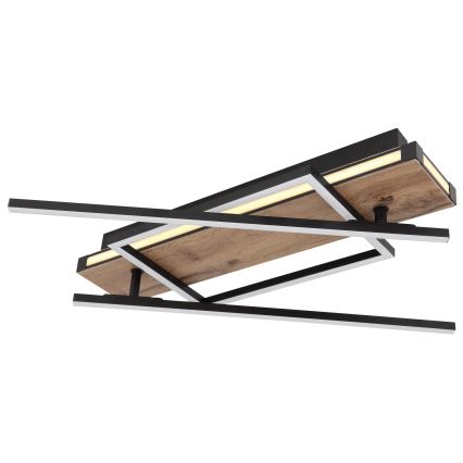 Globo 67299D3 - LED Stropní svítidlo COLLI LED/40W/230V 88x120 cm béžová/černá