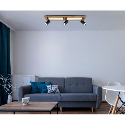 Globo - LED Bodové svítidlo LED/24W/230V + 3xGU10/5W