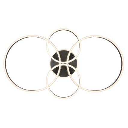 Globo - LED Stropní svítidlo LED/39W/230V 2700/4500/6500K 106x60 cm antracit