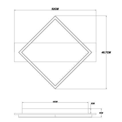 Globo - LED Stropní svítidlo LED/18W/230V