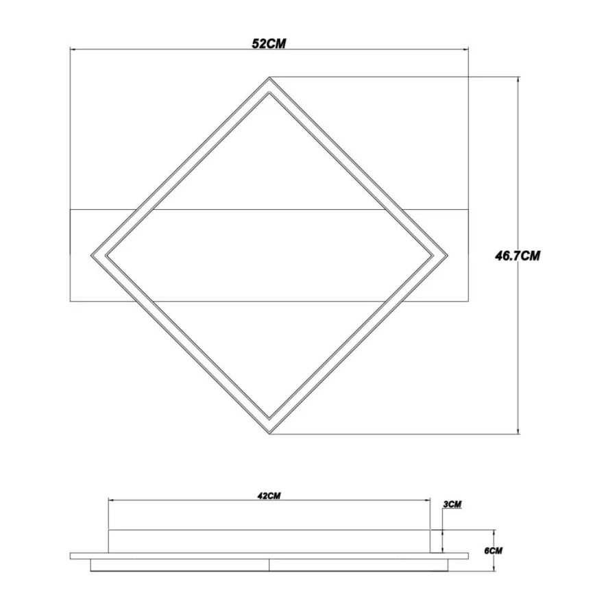 Globo - LED Stropní svítidlo LED/18W/230V