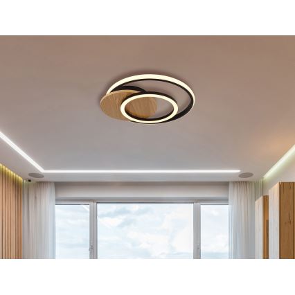 Globo - LED Stropní svítidlo LED/24W/230V černá