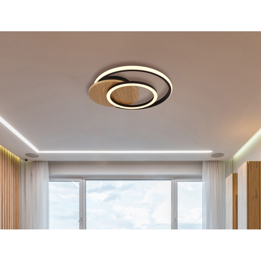 Globo - LED Stropní svítidlo LED/24W/230V černá