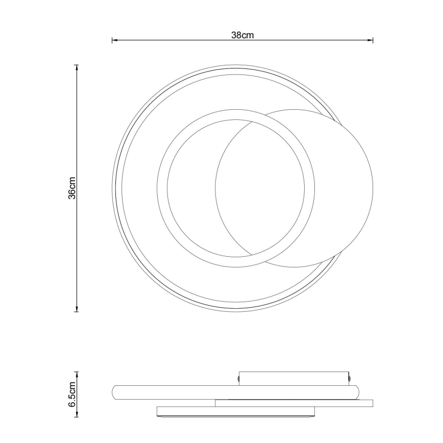Globo - LED Stropní svítidlo LED/24W/230V