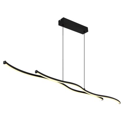 Globo - LED Lustr na lanku LED/30W/230V 3000K černá