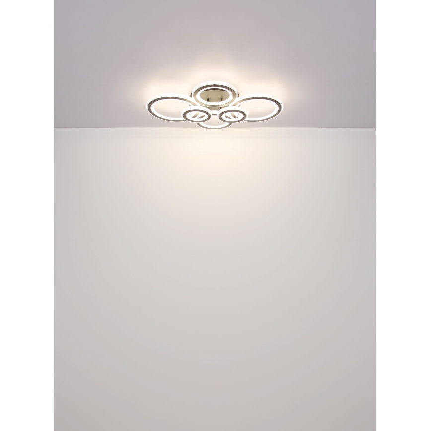 Globo - LED Stmívatelné stropní svítidlo LED/60W/230V 2700-6000K 56x78 cm antracit + dálkové ovládání