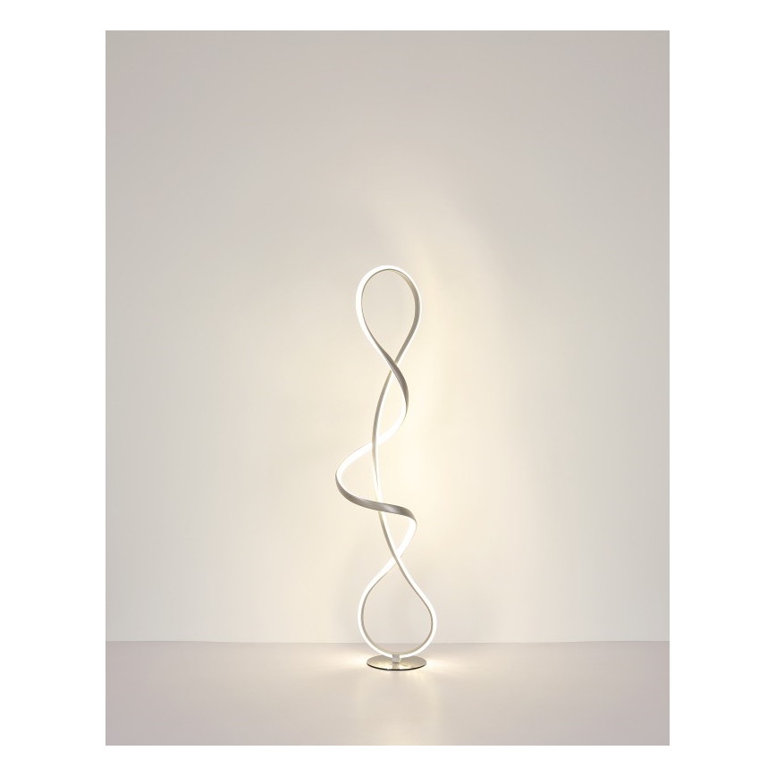 Globo - LED Stojací lampa LED/36W/230V matný chrom