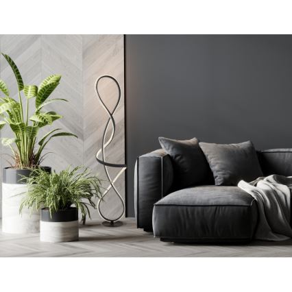 Globo - LED Stojací lampa LED/36W/230V černá