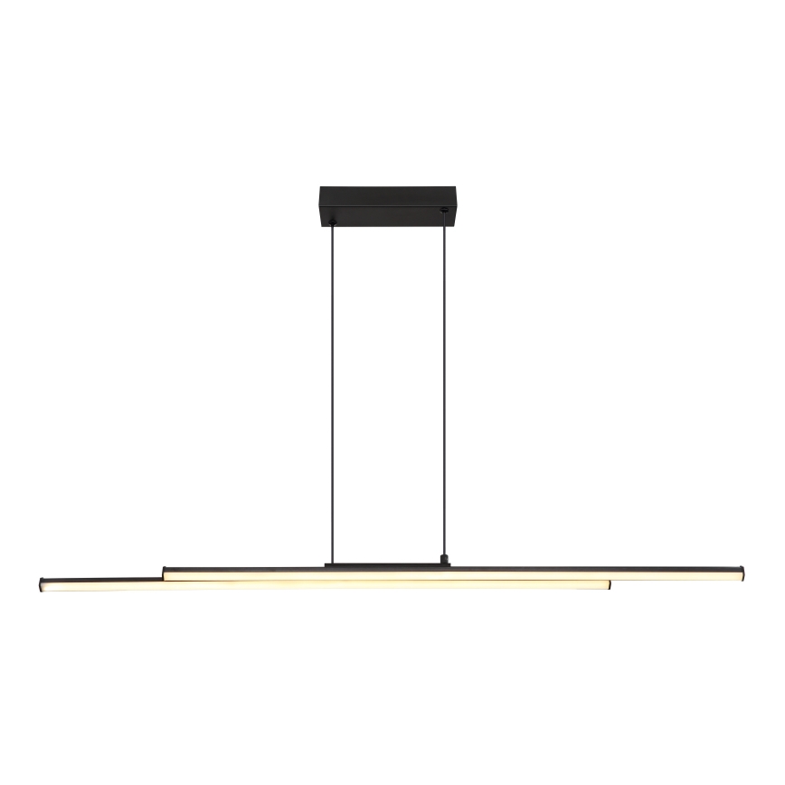 Globo - LED Lustr na lanku LED/24W/230V 3000K černá