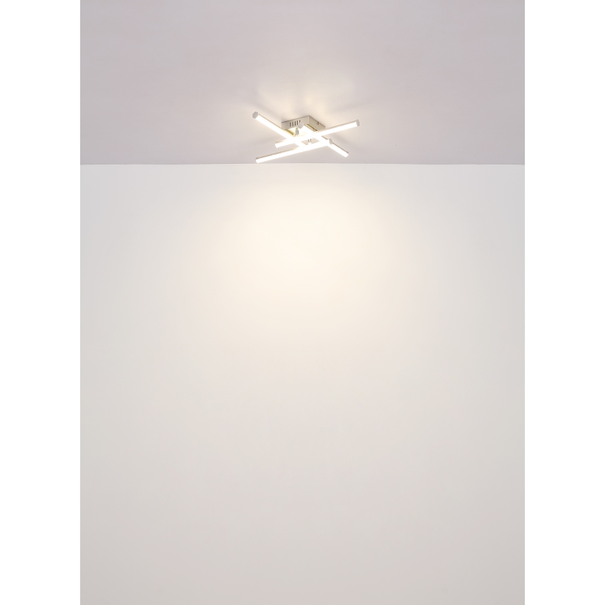 Globo - LED Stropní svítidlo LED/24W/230V 4000K matný chrom