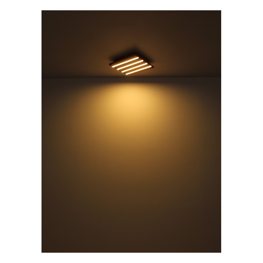 Globo - LED Stropní svítidlo LED/30W/230V 3000K 45x45 cm dřevo