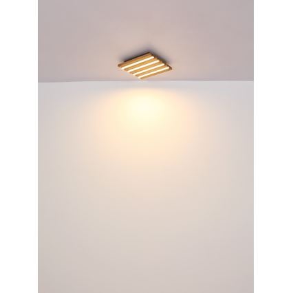 Globo - LED Stropní svítidlo LED/30W/230V 3000K 45x45 cm dřevo
