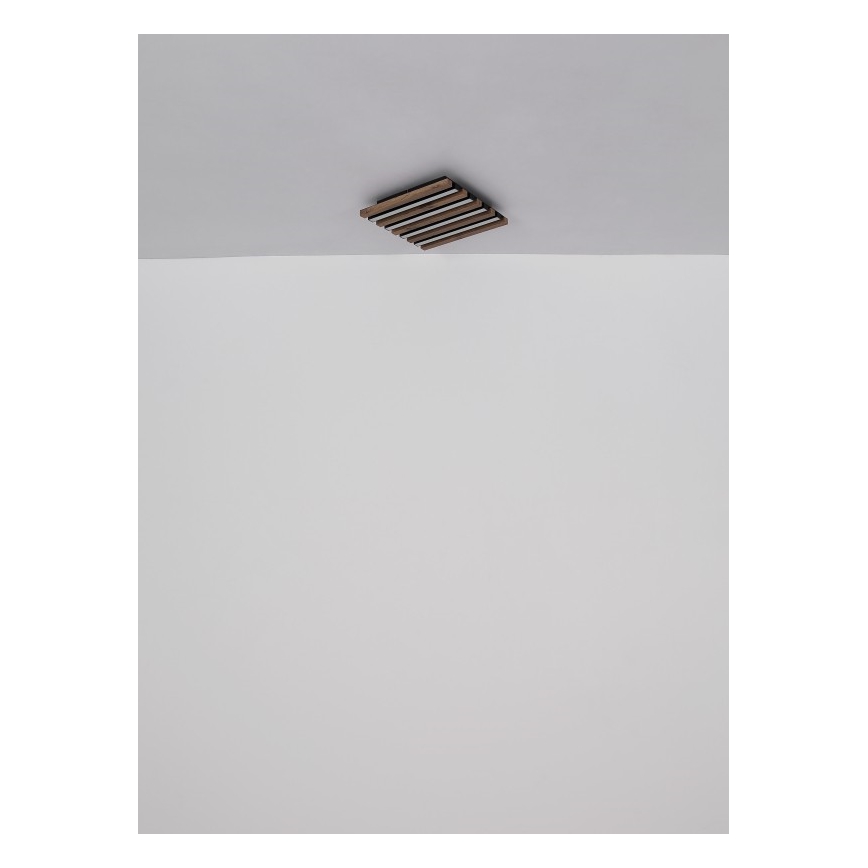 Globo - LED Stropní svítidlo LED/30W/230V 3000K 45x45 cm dřevo
