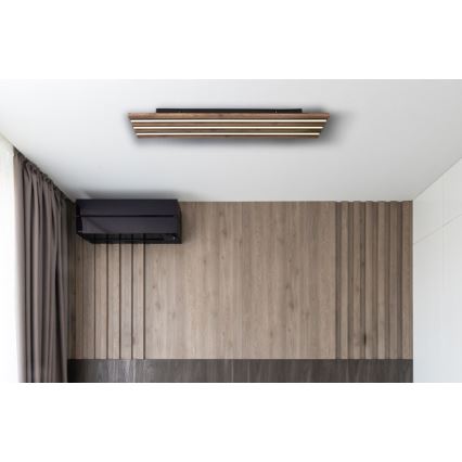Globo - LED Stropní svítidlo LED/30W/230V 3000K 80x20 cm dřevo