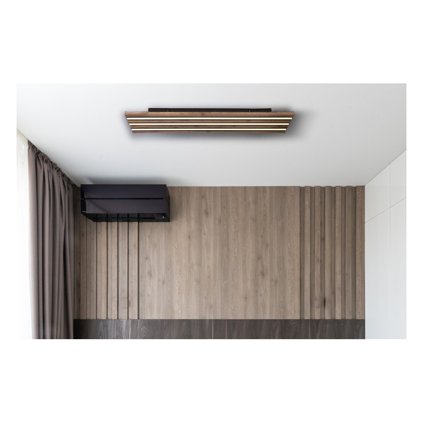 Globo - LED Stropní svítidlo LED/30W/230V 3000K 80x20 cm dřevo