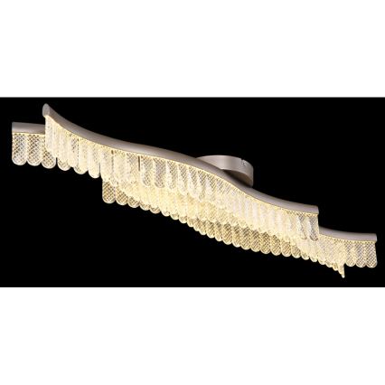 Globo - LED Stropní svítidlo LED/35W/230V 3200K 18x108 cm matný chrom