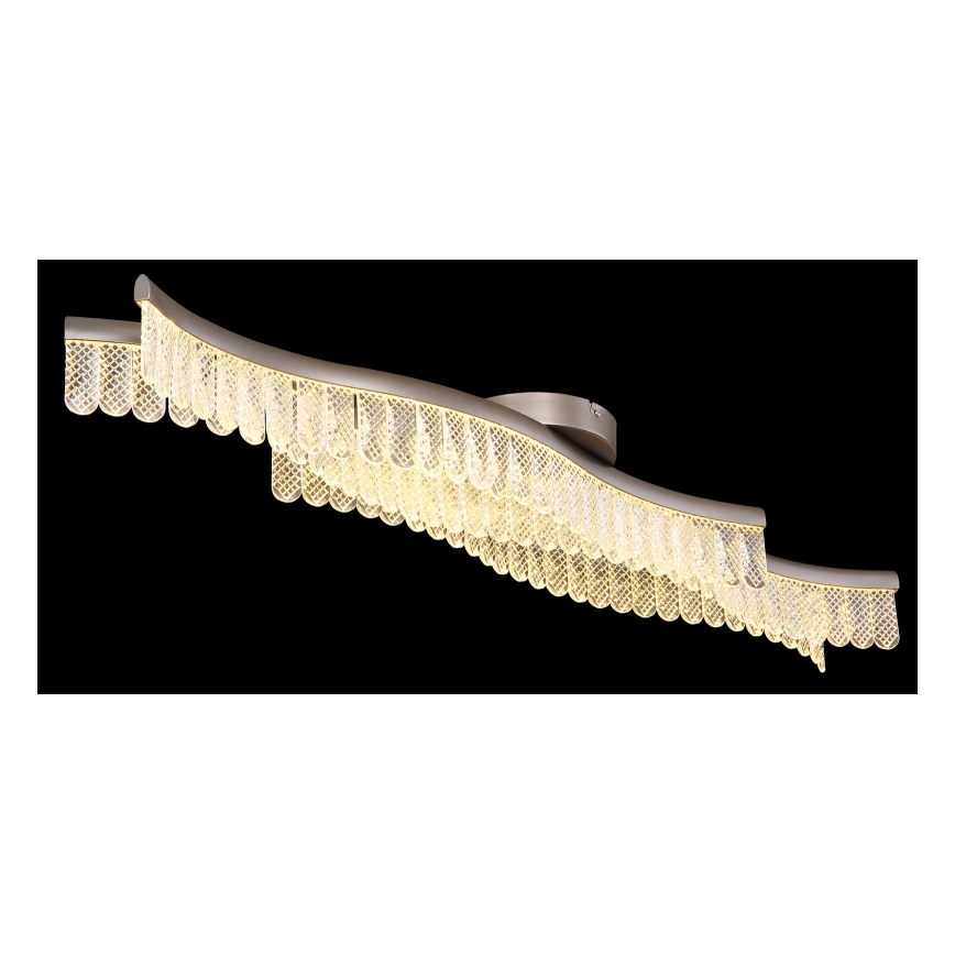 Globo - LED Stropní svítidlo LED/35W/230V 3200K 18x108 cm matný chrom