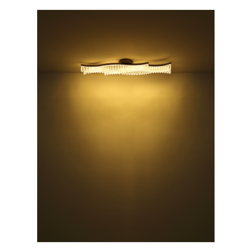 Globo - LED Stropní svítidlo LED/35W/230V 3200K 18x108 cm matný chrom