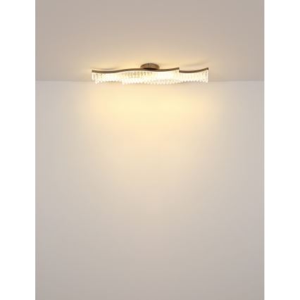 Globo - LED Stropní svítidlo LED/35W/230V 3200K 18x108 cm matný chrom