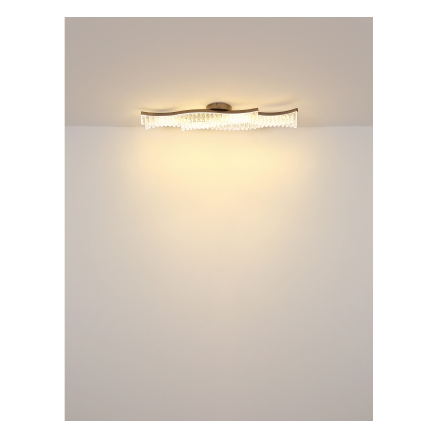 Globo - LED Stropní svítidlo LED/35W/230V 3200K 18x108 cm matný chrom