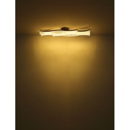 Globo - LED Stropní svítidlo LED/35W/230V 3200K 18x108 cm zlatá